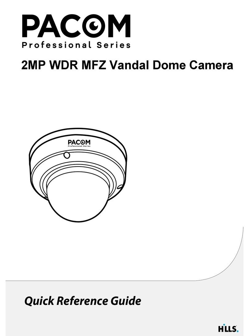 PACOM PPRO-C-VD420-WDR-MZIR Quick reference guide