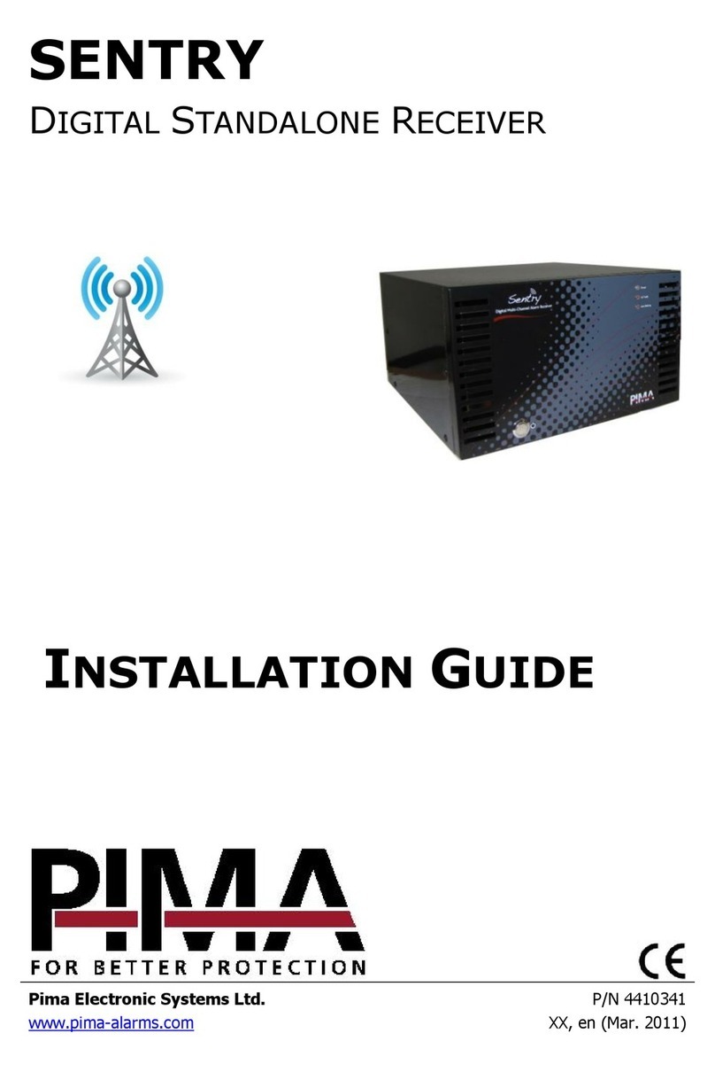 Pima SENTRY User manual