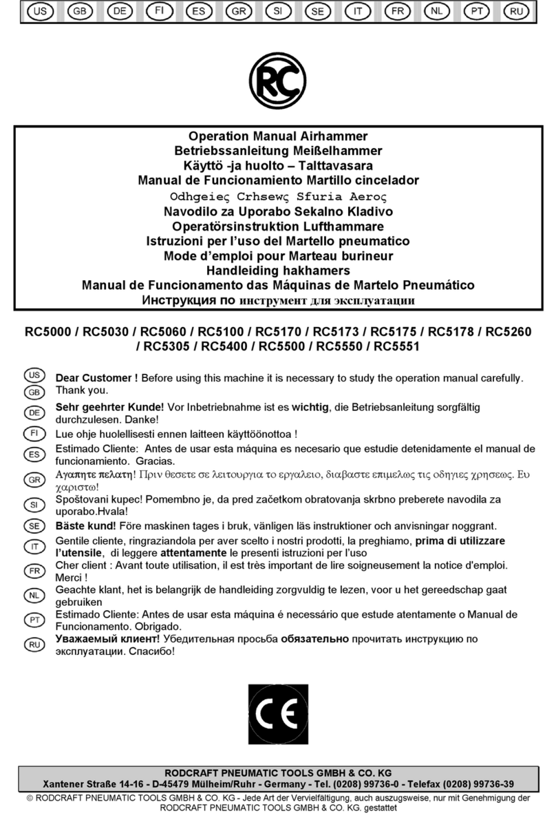 RODCRAFT RC5000 User manual
