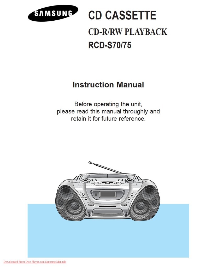 Samsung PCD-S70 User manual