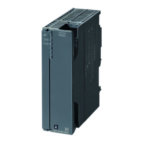 Siemens SIMATIC S7 CP340 Operating instructions