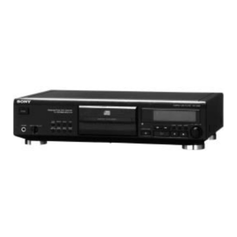 Sony CDP-XE800 User manual