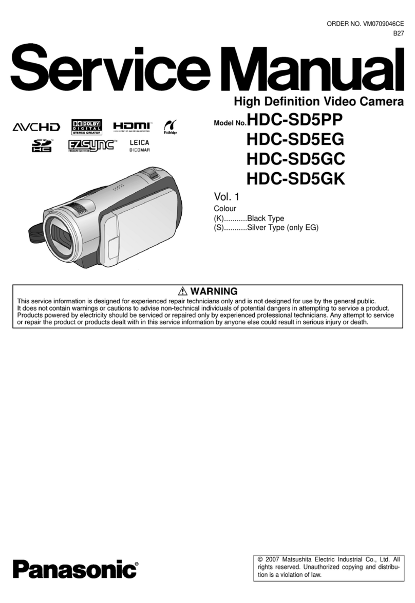 Panasonic HDC-SD5PP User manual