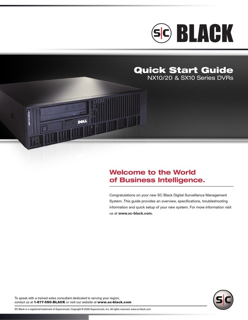 SC Black Digital NX10 quick start guide
