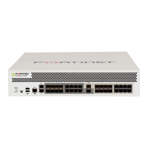 Fortinet FortiGate 1000D User manual