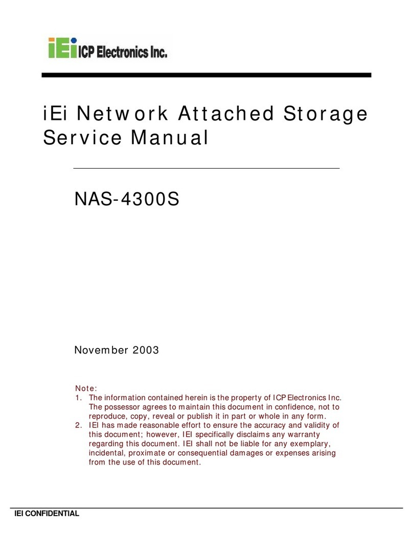 IEI Technology NAS-4300S Service manual