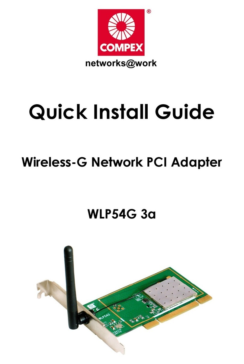 Compex WLP54G 3a User manual Compex WLP54G 3a User manual