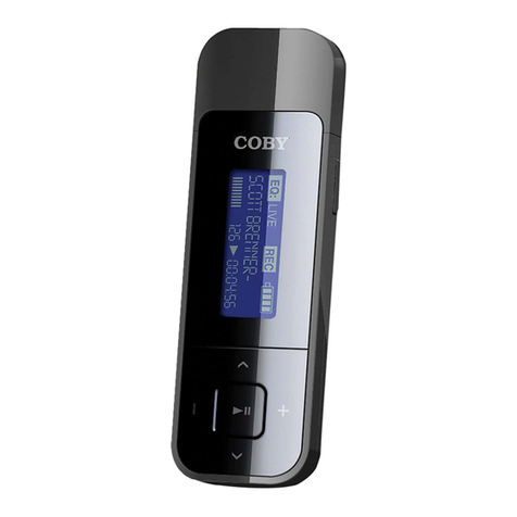 Coby mp320 User manual
