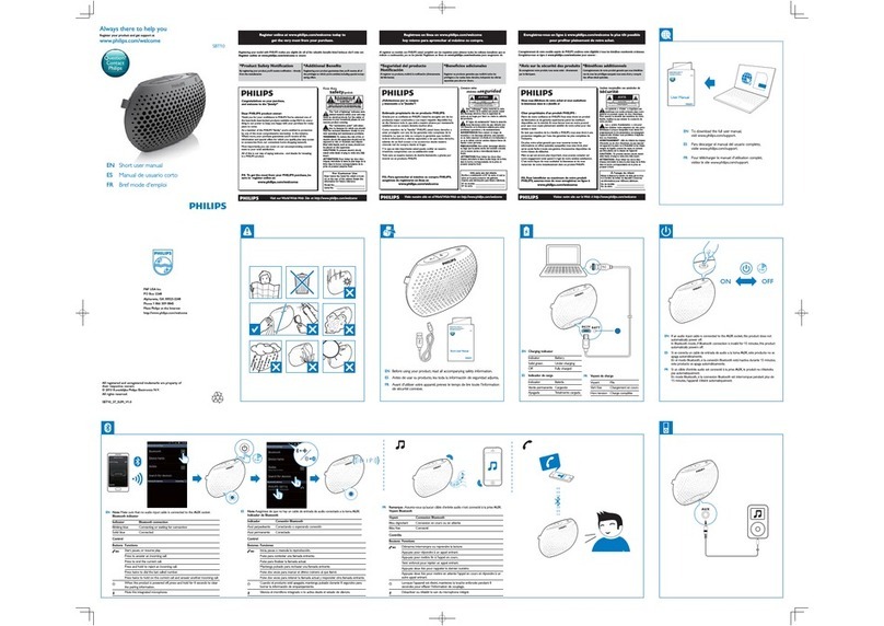 Philips SBT 10 Product information sheet Philips SBT 10 Product information sheet