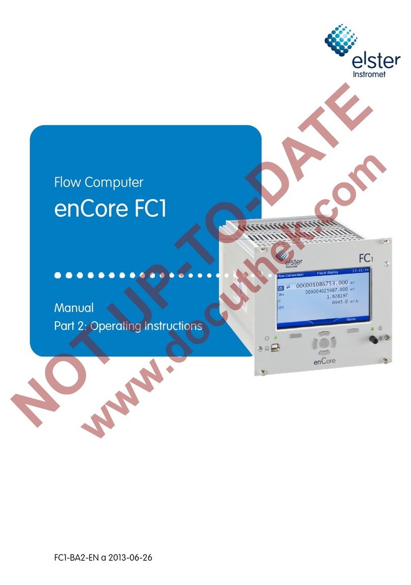 Elster Instromet enCore FC1 operating instructions