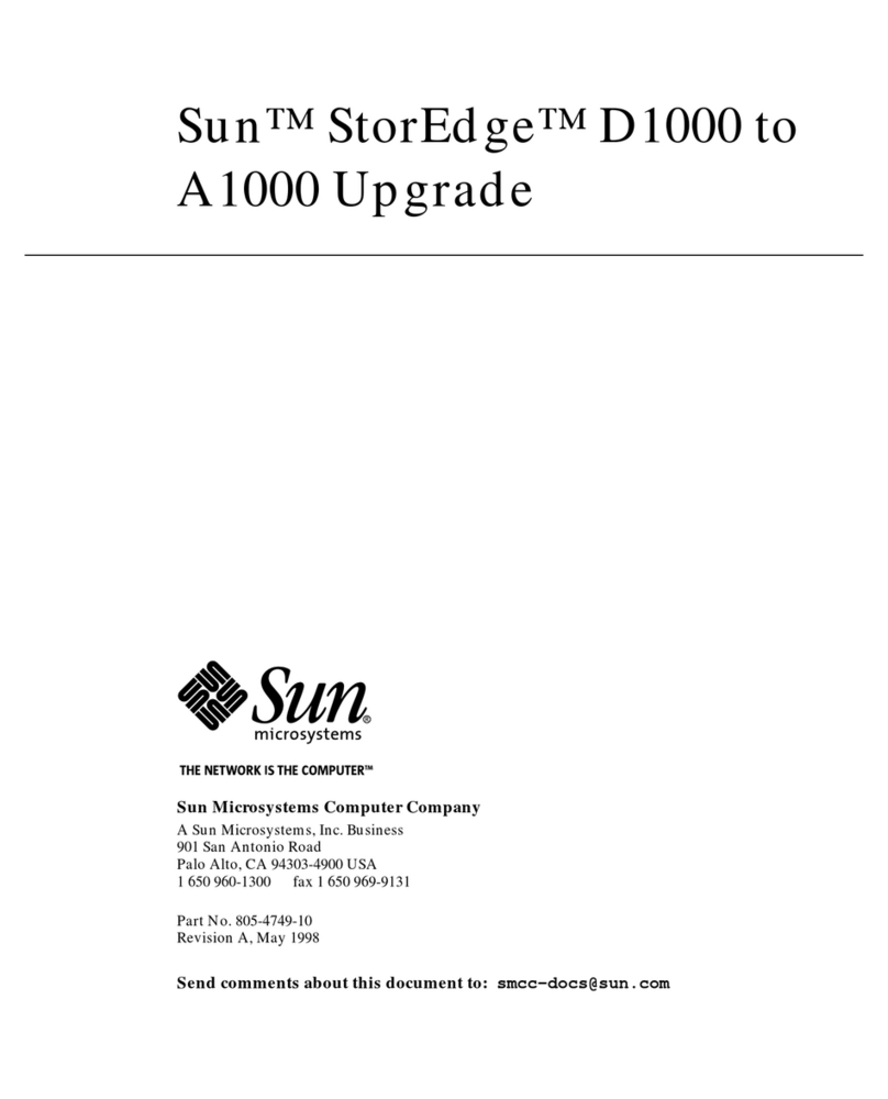 Sun Microsystems Sun StorEdge D1000 Upgrade Installation Guide