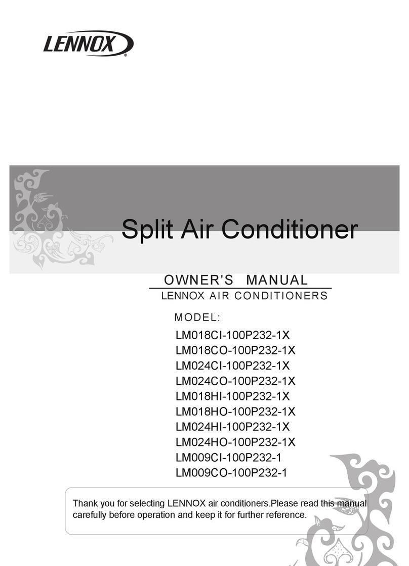 Lennox LM018CI-100P232-1X User manual