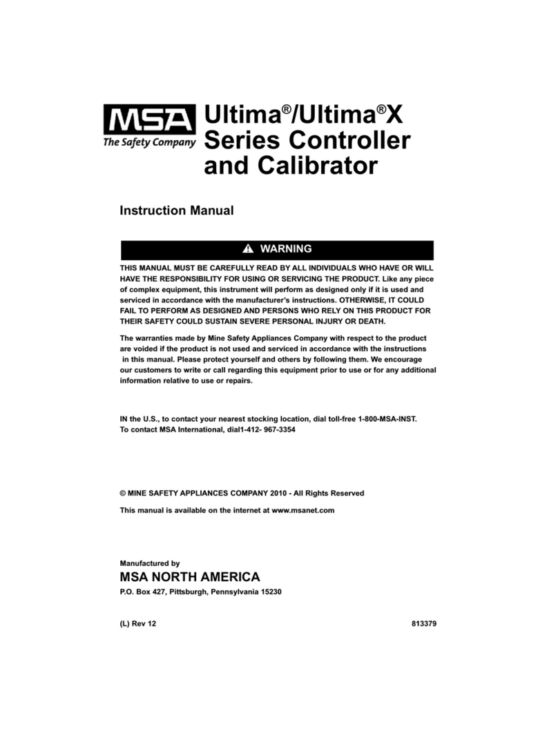 MSA Ultima Series User manual
