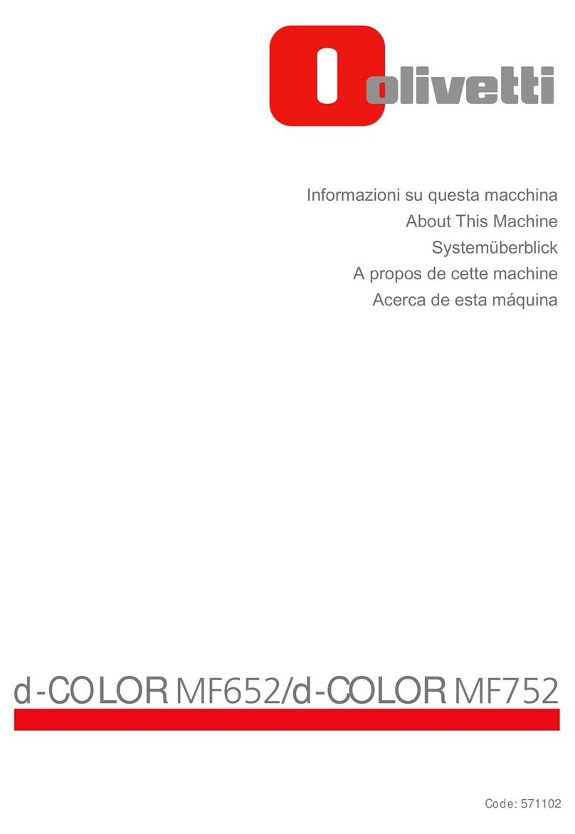 Olivetti d-COLOR MF652 User manual