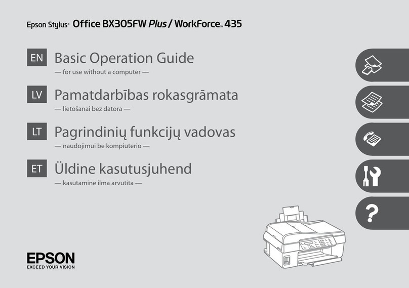 Epson Stylus Office BX305FW Plus Assembly instructions