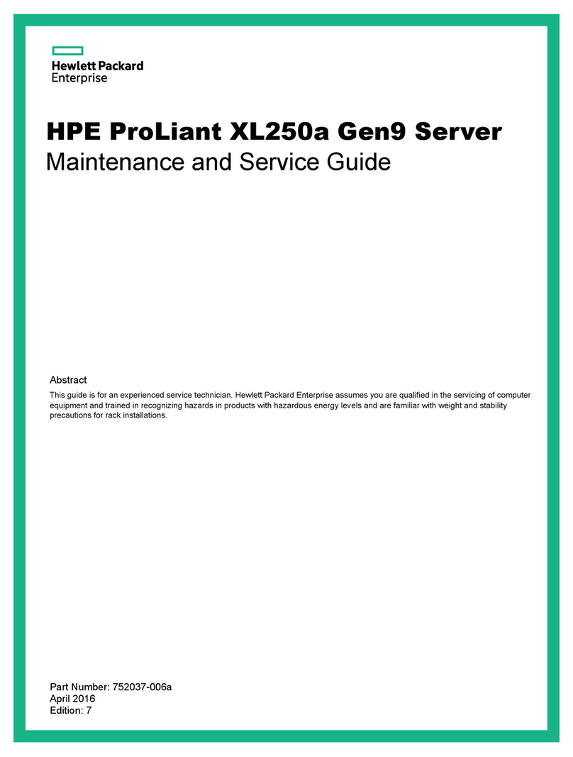 HPE ProLiant XL250a Gen9 Maintenance and service guide