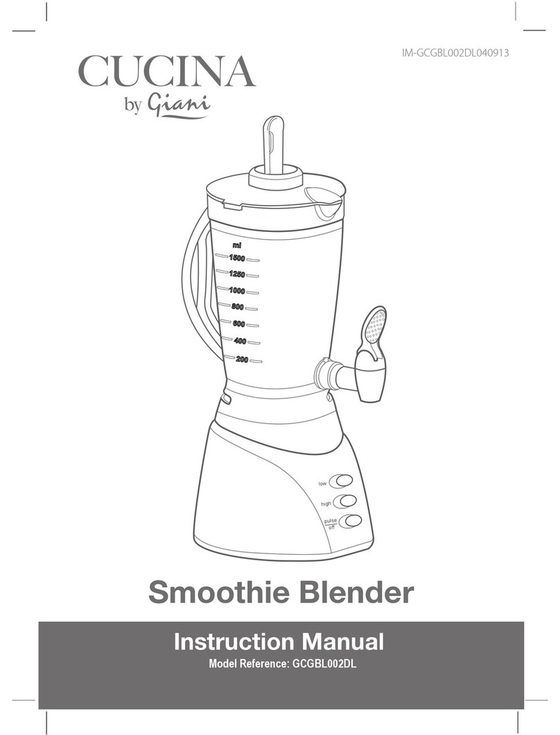 Giani Cucina GCGBL002DL instruction manual