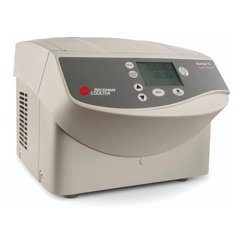 Beckman Coulter Microfuge 20 Series User manual