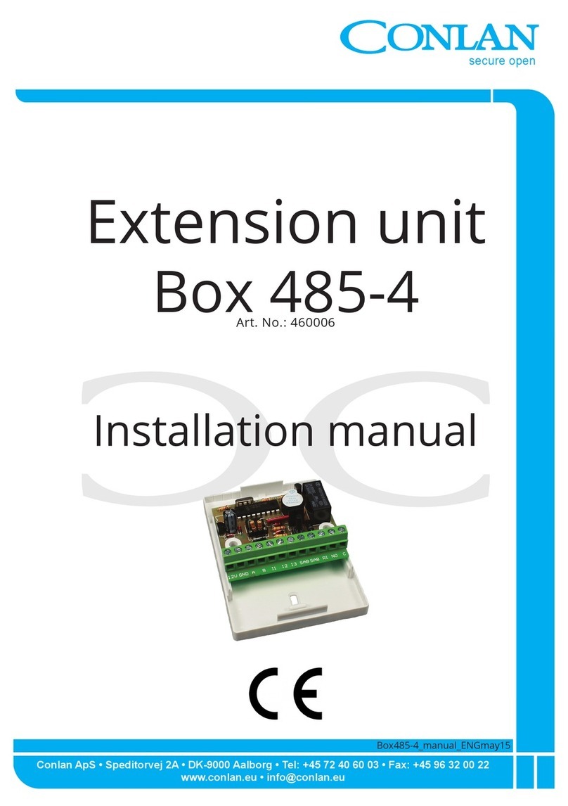 Conlan Box 485-4 installation manual