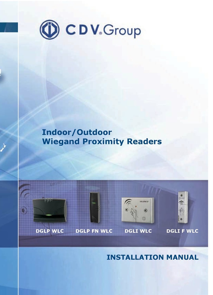 CDV Group DGLP WLC installation manual