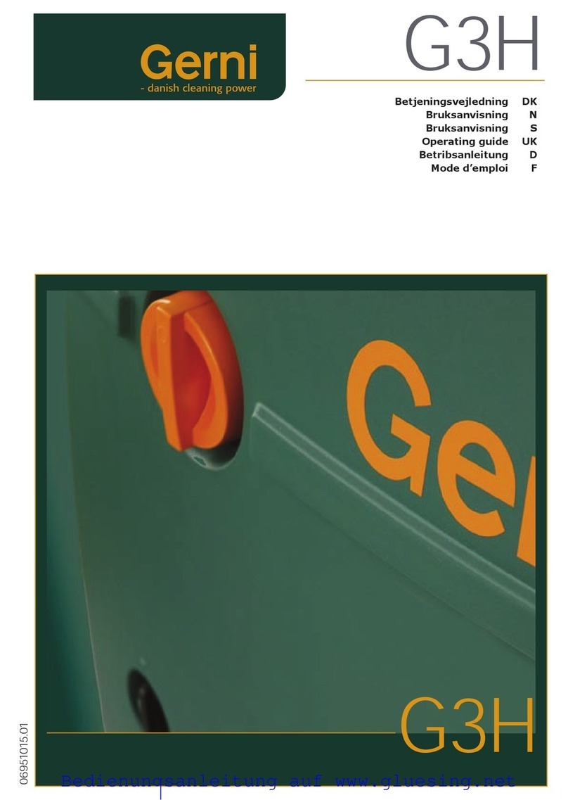 Gerni G3H User manual