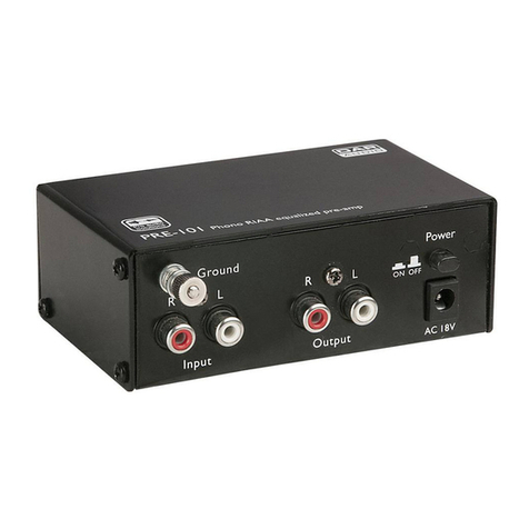 DAPAudio PRE-101 User manual