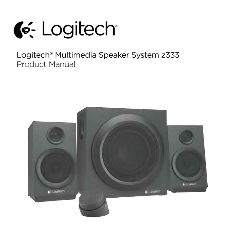 Logitech z333 User manual Logitech z333 User manual