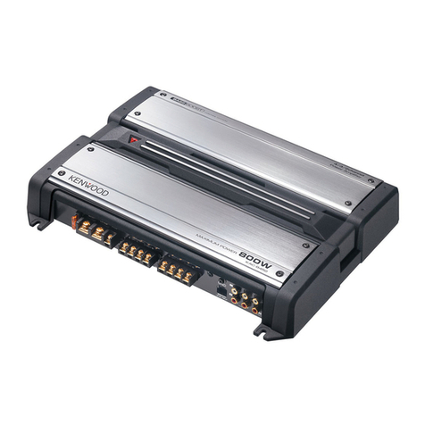 Kenwood KAC-8403 - Amplifier User manual