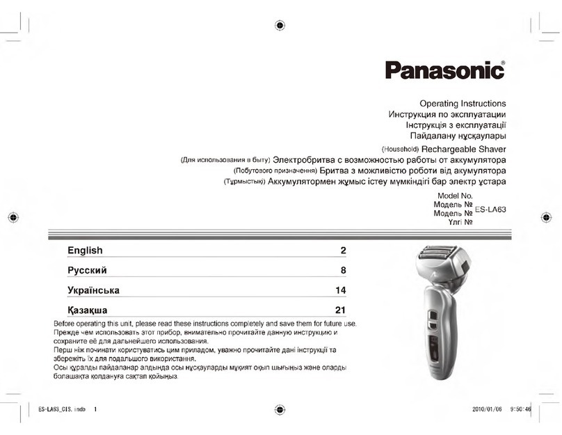Panasonic ESLA63 User manual