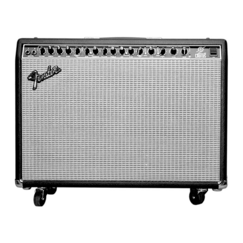Fender ULTIMATE CHORUS DSP Service manual