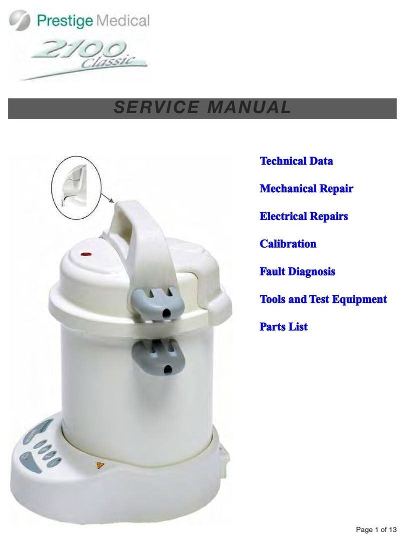 Prestige 2100 Classic Service manual