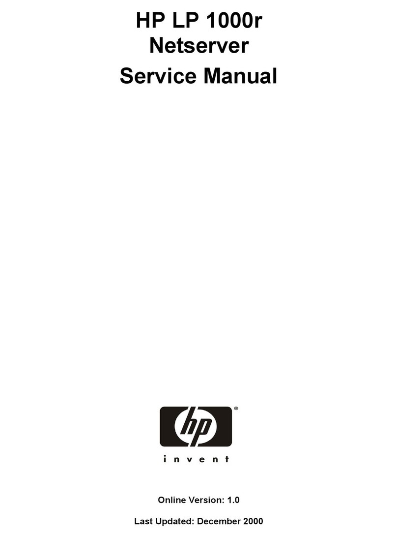 HP NetServer LP 1000r User manual