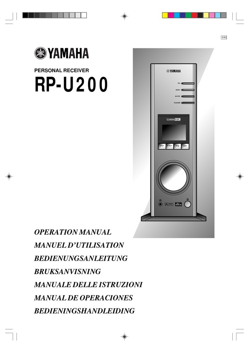 Yamaha RP-U200 owner's manual