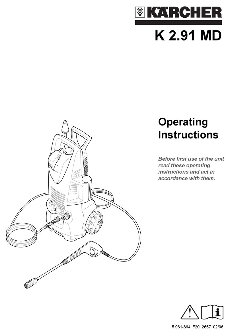 Kärcher K 2.91 MD operating instructions Kärcher K 2.91 MD operating instructions