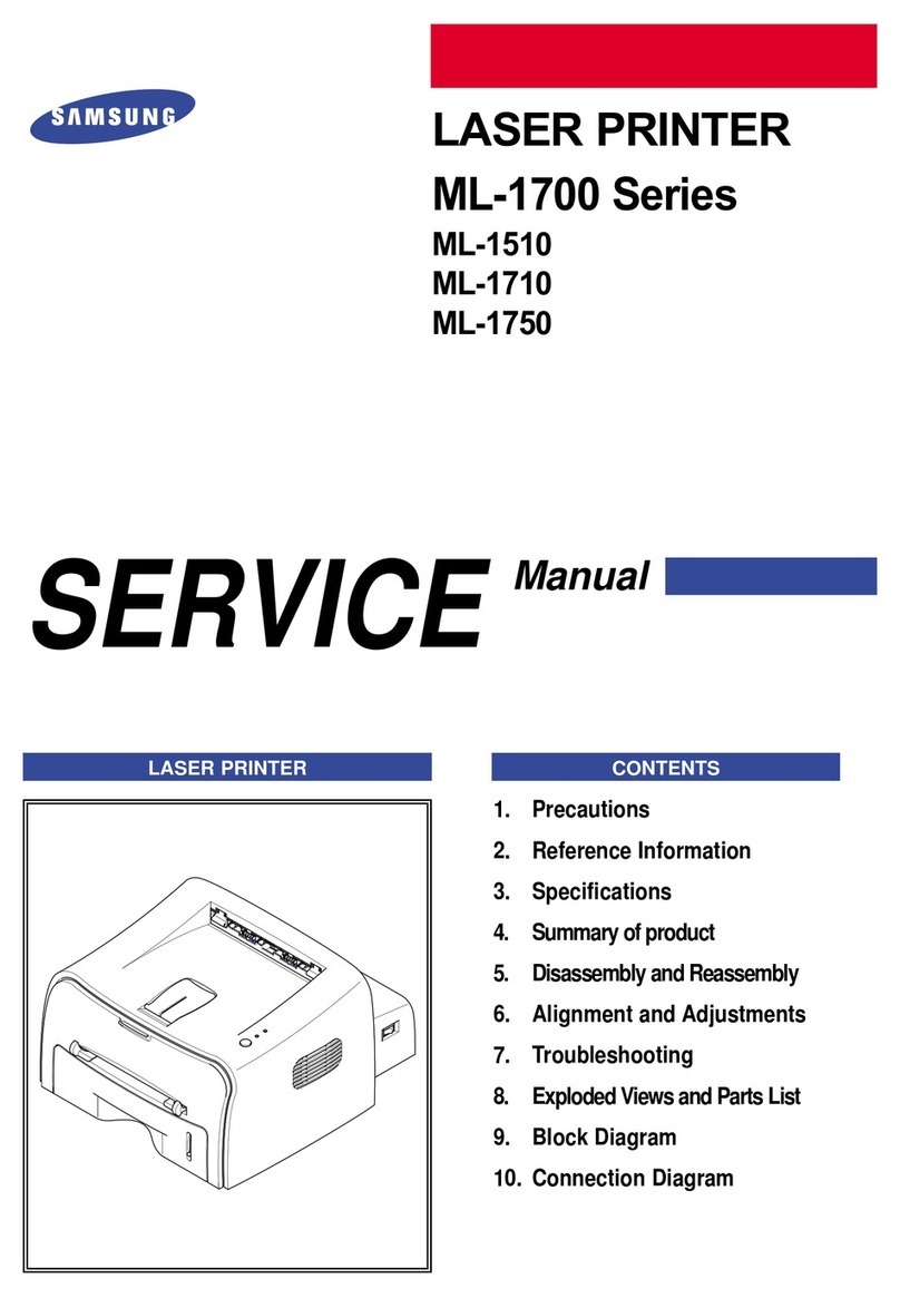 Samsung ML-1700 Series User manual Samsung ML-1700 Series User manual
