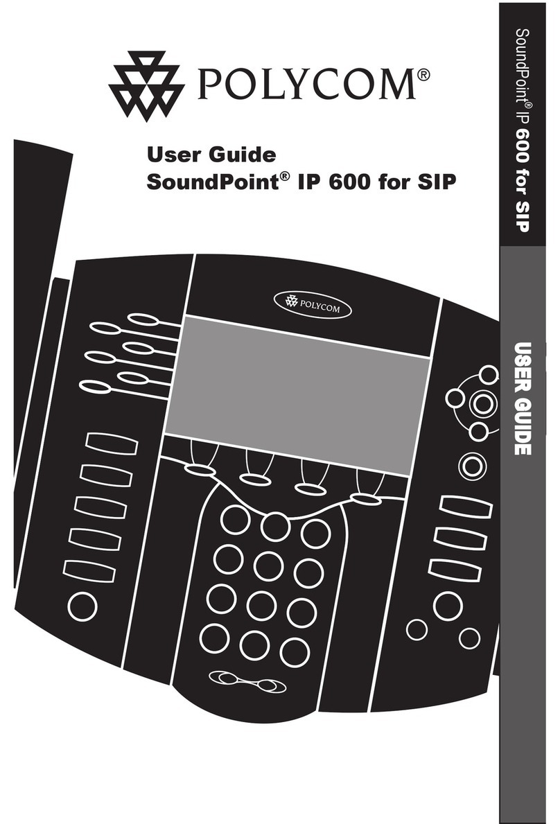 Polycom SoundPoint IP 600 User manual