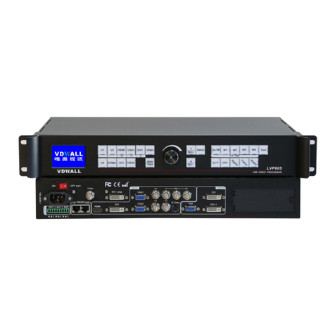Vdwall LVP605 Quick use guide
