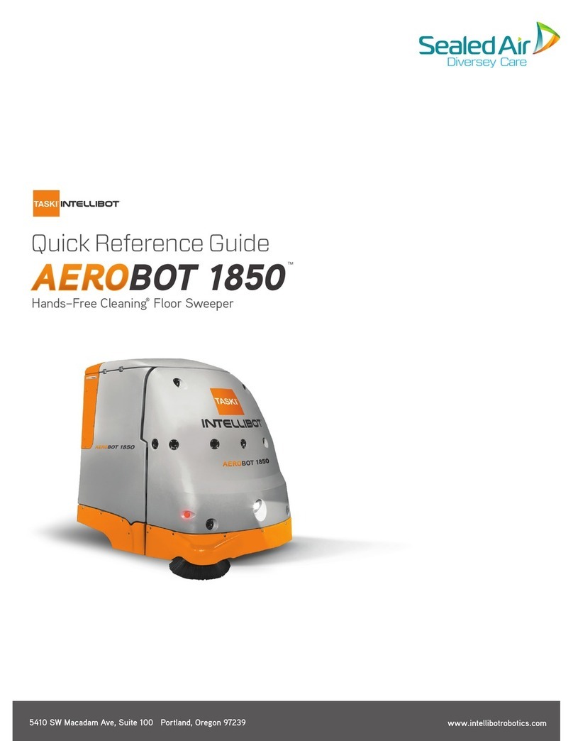 Taski Intellibot AeroBot 1850 Quick reference guide