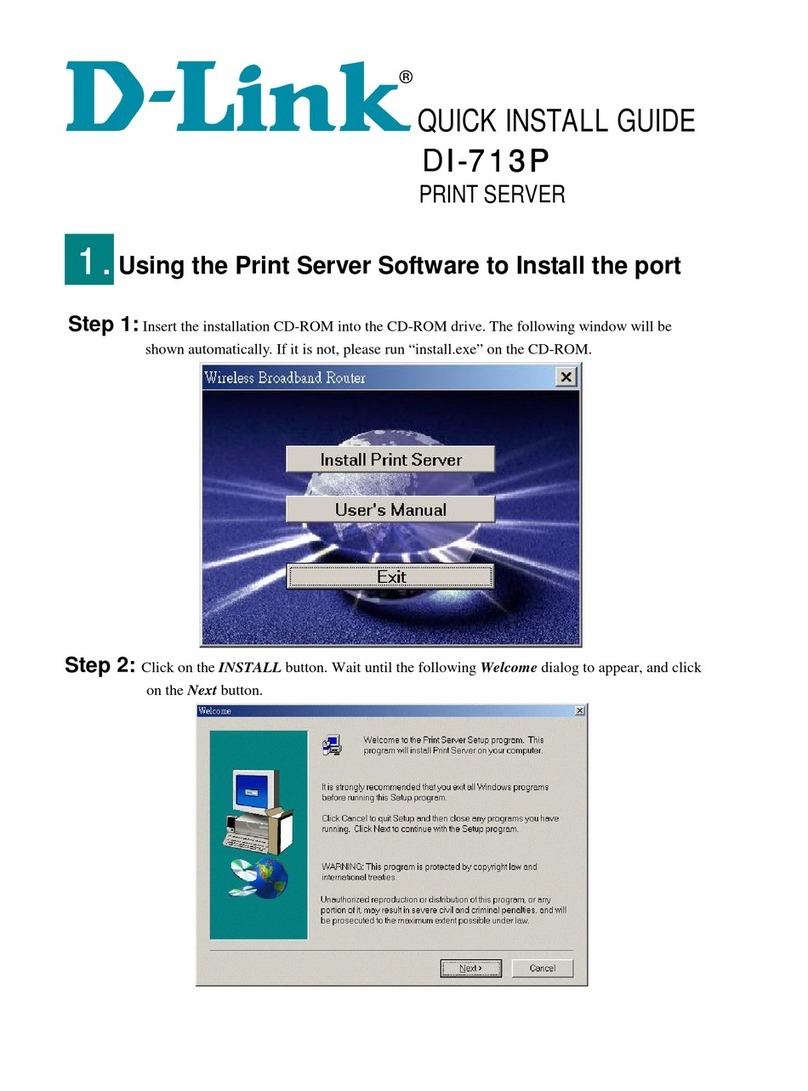 D-Link DI-713P User manual