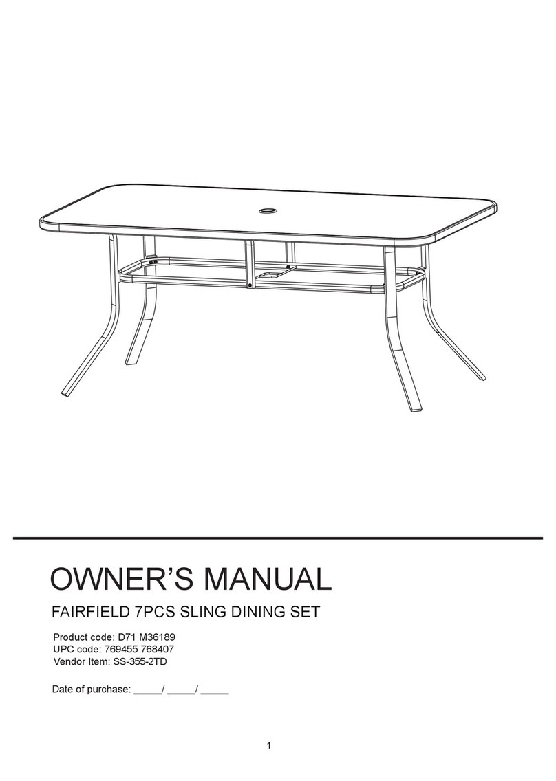 Himark fairfield owner's manual