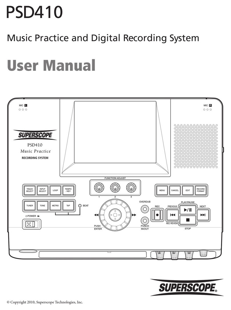Superscope PSD410 user manual