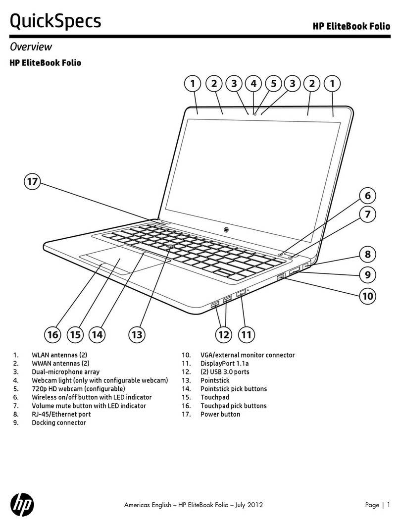 HP EliteBook Folio 9470m User instructions