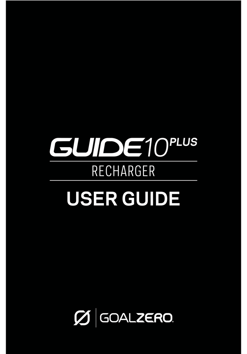 GOAL ZERO Guide 10 Plus User manual GOAL ZERO Guide 10 Plus User manual