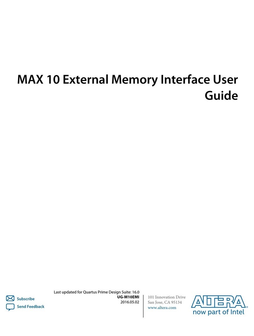 Altera MAX 10 series user guide