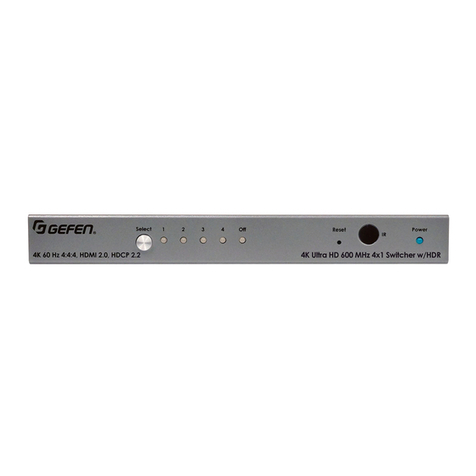 Gefen EXT-UHD600-41 User manual Gefen EXT-UHD600-41 User manual