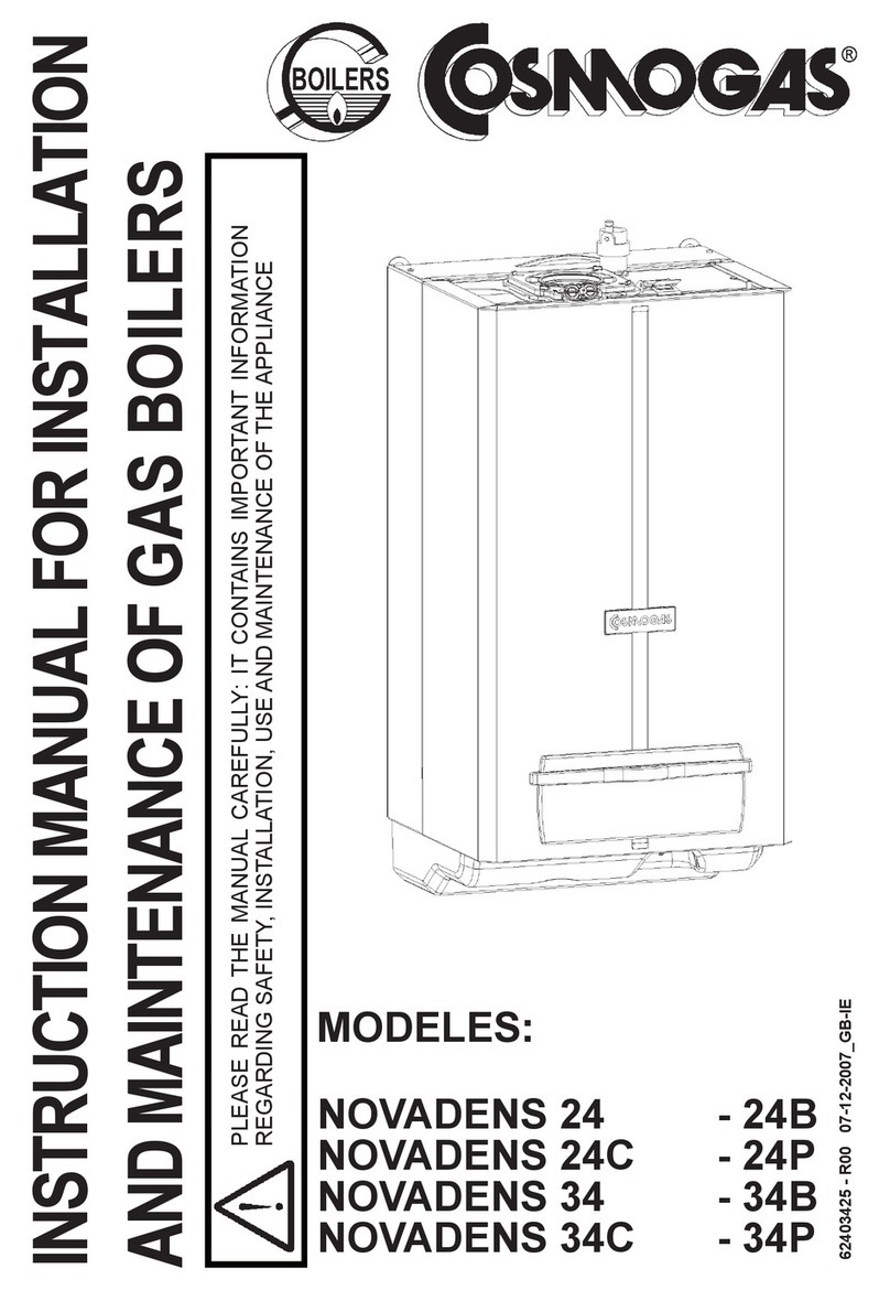 COSMOGAS NOVADENS 24 instruction manual