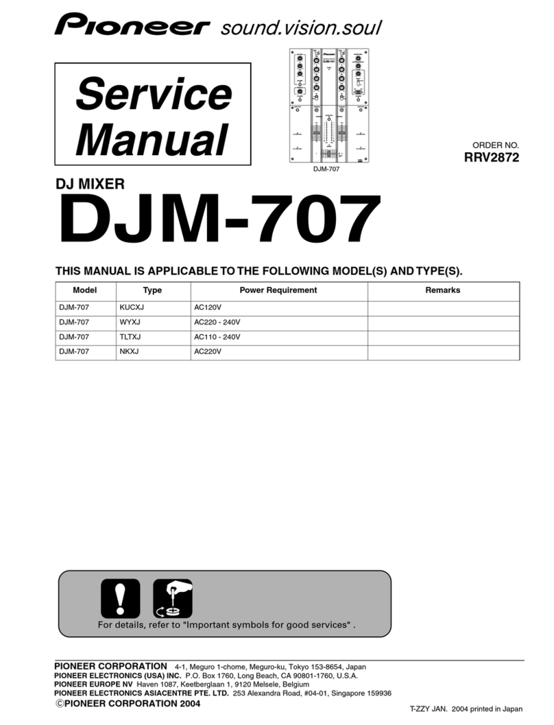 Pioneer DJD-707 User manual
