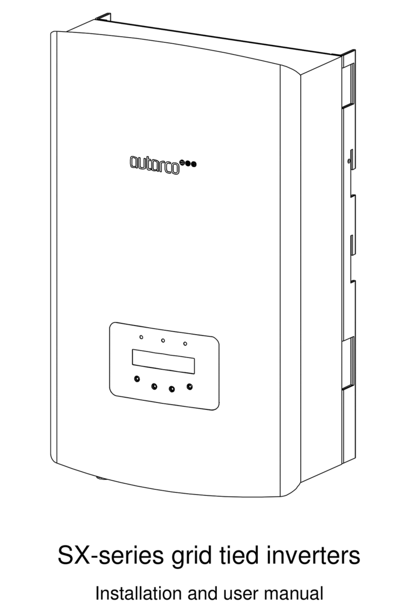 Autarco SX700 Installation and user manual