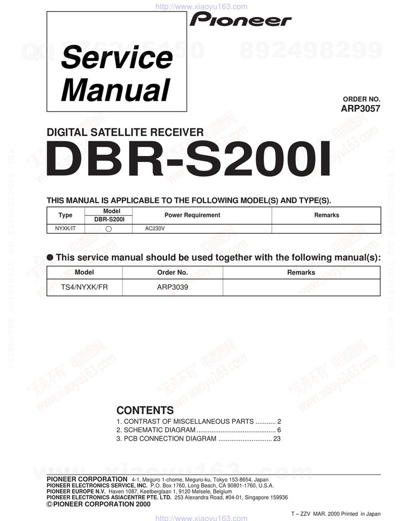 Pioneer DBR-S200I User manual