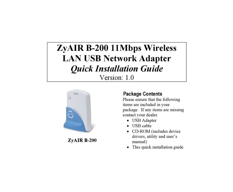 ZyAIR b-200 Quick installation guide